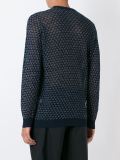 semi sheer woven jumper