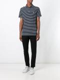 striped polo shirt