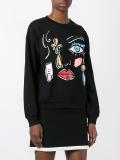face print sweatshirt