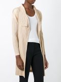 pleated draped ligthweight coat