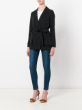 tie-waist blazer