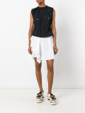 gathered drawstring tank