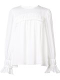 gathered front blouse 