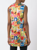 signs print tank top 