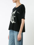 bird print T-shirt 