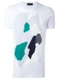abstract print T-shirt