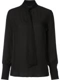 tie front blouse