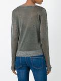 high shine cardigan 
