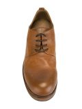 round toe lace-up shoes
