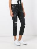 Cool Girl cropped microstudded jeans