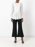 sheer ruffle blouse 