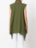 embroidered collar waistcoat 