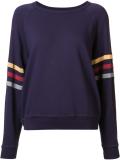 striped detailing sweatshirt