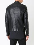 band collar zipped jacket