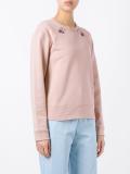embellished cherry sweatshirt