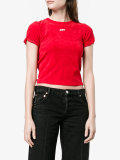 double bow short-sleeve top