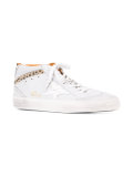detailed hi-top sneakers