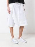 midi A-line skirt