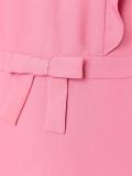 bow detail flared dress