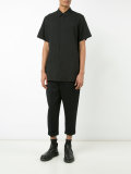 concealed fastening shortsleeved shirt