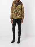 camouflage padded military jacket