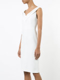 fitted midi-dress