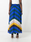 flared stripe trousers