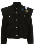 detachable sleeve denim jacket
