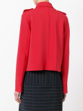 concealed placket jacket
