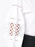 cut-off detailing buttoned blouse