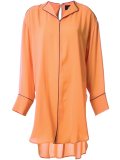 off shoulder oversized shirt