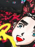 漫画印花围巾
