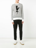 striped lightning bolt sweatshirt