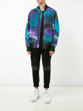 gradient bomber jacket