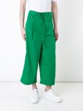 'Crinkle' cropped trousers