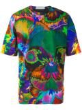 pansy print T-shirt