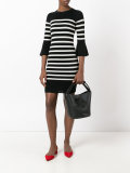 striped knitted dress