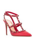 ‘Rockstud Rolling Noir’高跟鞋