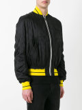 zipped bomber jacket 