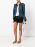 fringed shorts