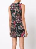 floral jacquard dress