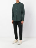 band collar shirt 