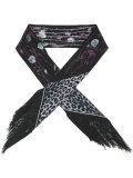 animal print scarf