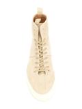 lace-up hi-top sneakers