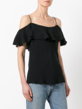off-shoulder ruffle top