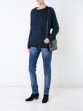 panelled sweatshirt