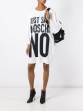 Just Say No印花T恤连衣裙