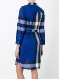 house check shirt dress