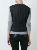floral embroidered gilet