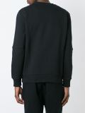 embroidered logo sweatshirt